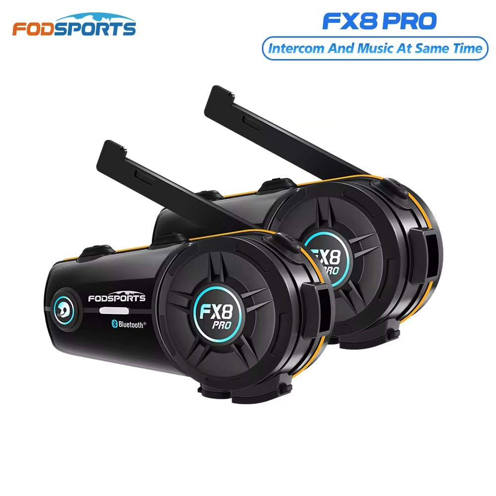 Full Face Motorcycle Helmet With Bluetooth - ชุดหูฟังบลูทูธสำหรับมอเตอร์ไซค์ Fodsports FX8 Pro จำนวน 2