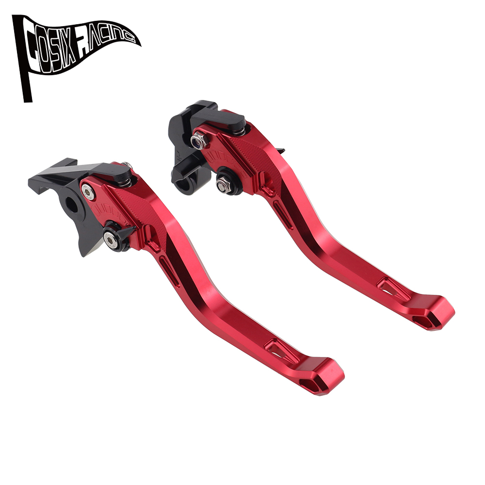 Cnc Aluminum Adjustable Brake Clutch Levers - เหมาะสำหรับ GSX650F 2008-2015 GSF650โจรรถจักรยานยนต์2007อุปกรณ์ CNC คันคลัตช์เบรกสั้นชุดมือจับปรับได้