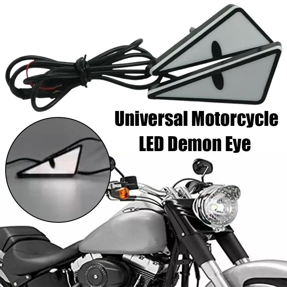 Universal Motorcycle Led Headlight Projector - ไฟ LED Demon Eye สำหรับมอเตอร์ไซค์ แบบกันน้ำ