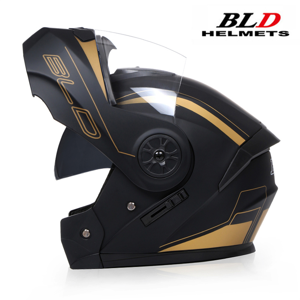 Full Face Motorcycle Helmet With Bluetooth - หมวกกันน็อค seluruh wajah แบบพับได้หมวกกันน็อคมอเตอร์ไซค์สำหรับแข่งวิบากโมโตครอสสำหรับผู้ชายและผู้หญิง