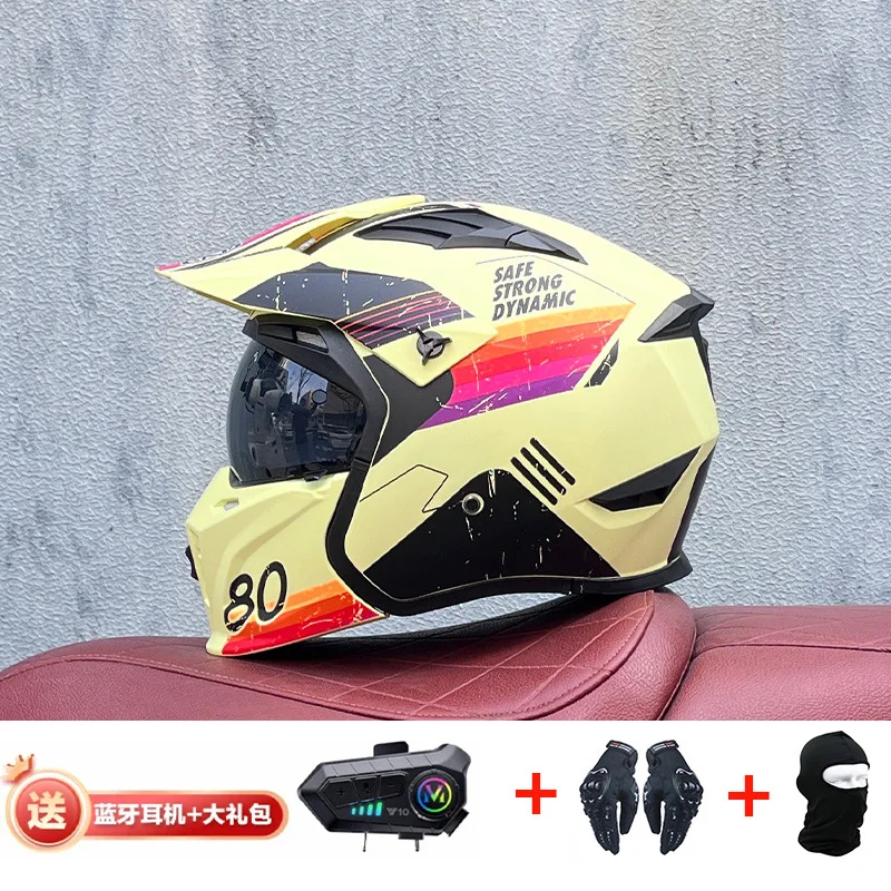 Orz หมวกกันน็อคบลูทูธปิดถนนรถจ - Full Face Motorcycle Helmet With Bluetooth บทวิจารณ์และราคา