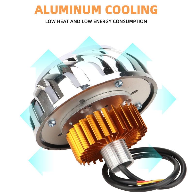 1pcs ไฟหน้ารถจักรยานยนต์ Dual  - Universal Motorcycle Led Headlight Projector บทวิจารณ์และราคา