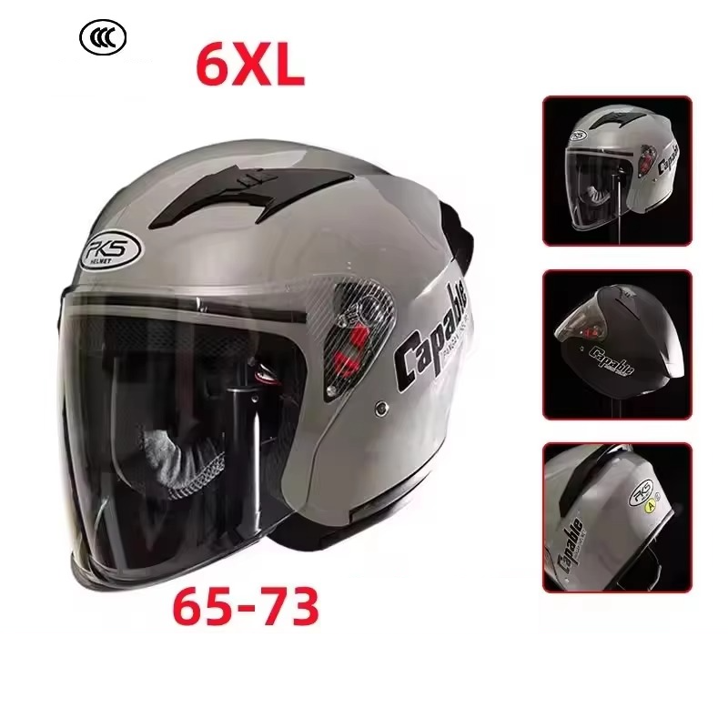 หมวกกันน็อคมอเตอร์ไซค์ขนาดใหญ่ - Dual Visor Motorcycle Racing Helmet บทวิจารณ์และราคา