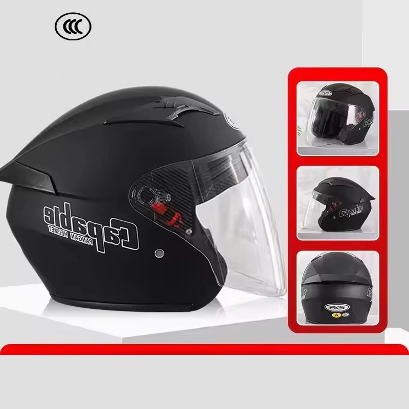 หมวกกันน็อคมอเตอร์ไซค์ขนาดใหญ่ - Dual Visor Motorcycle Racing Helmet บทวิจารณ์และราคา