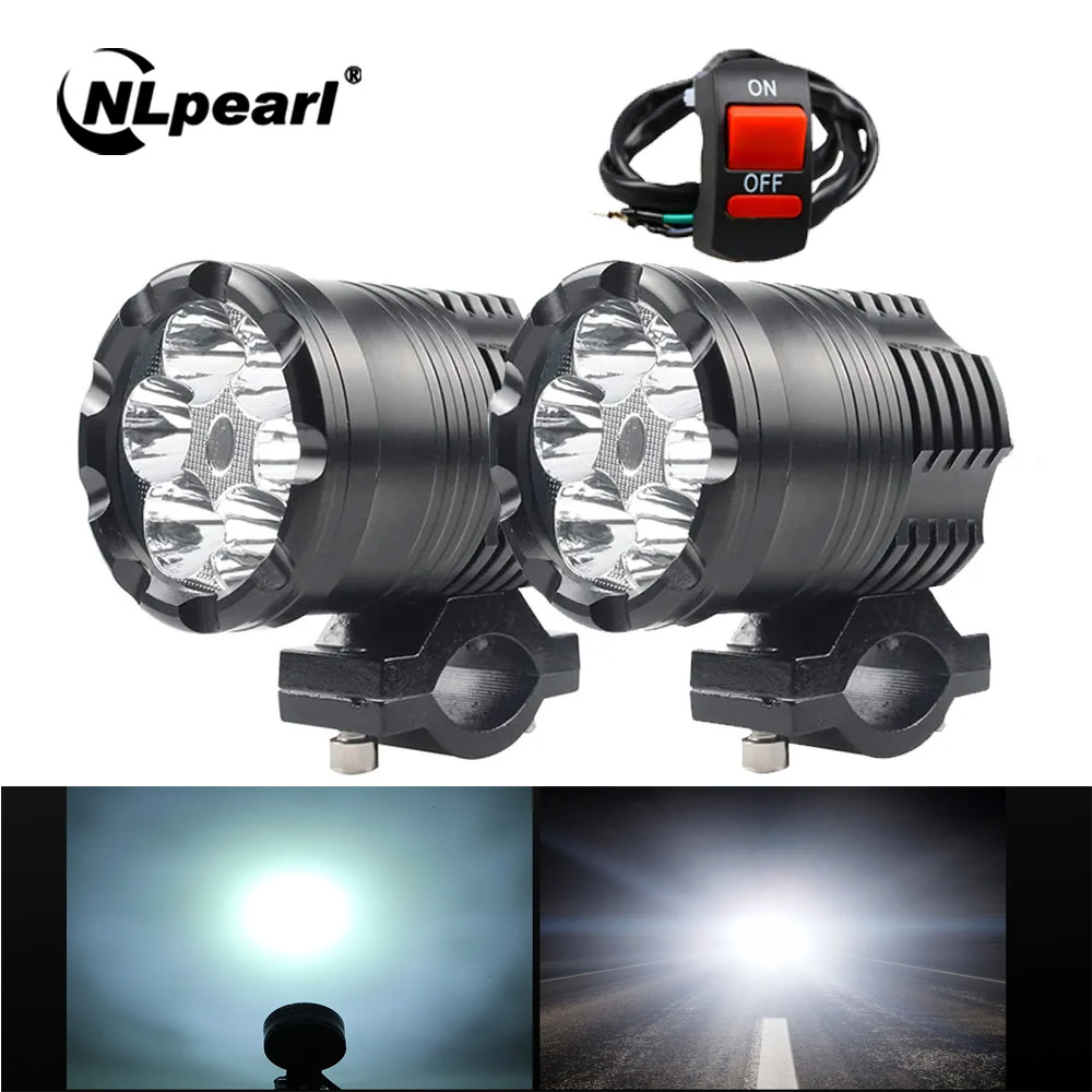 NLpearl 60W รถจักรยานยนต์ LED  - Universal Motorcycle Led Headlight Projector บทวิจารณ์และราคา