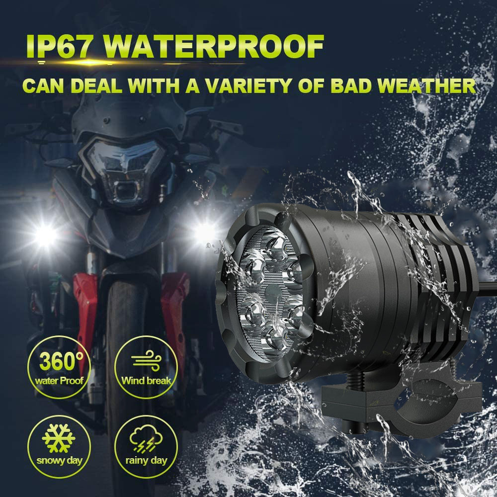 NLpearl 60W รถจักรยานยนต์ LED  - Universal Motorcycle Led Headlight Projector บทวิจารณ์และราคา