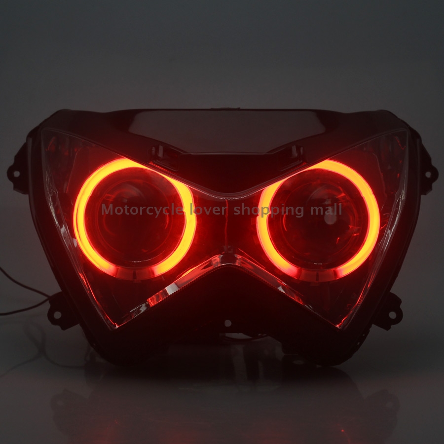 ไฟหน้ามอเตอร์ไซค์แบบกำหนดเอง ไ - Universal Motorcycle Led Headlight Projector บทวิจารณ์และราคา