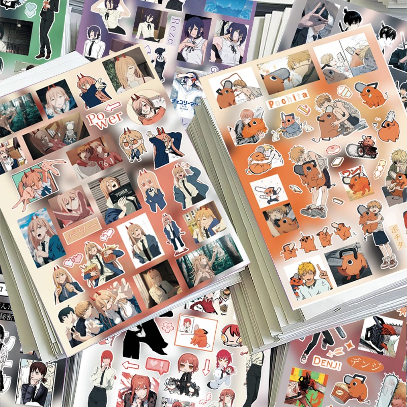 สติกเกอร์ Chainsaw Man 8 ชิ้น  - Atv Parts บทวิจารณ์และราคา