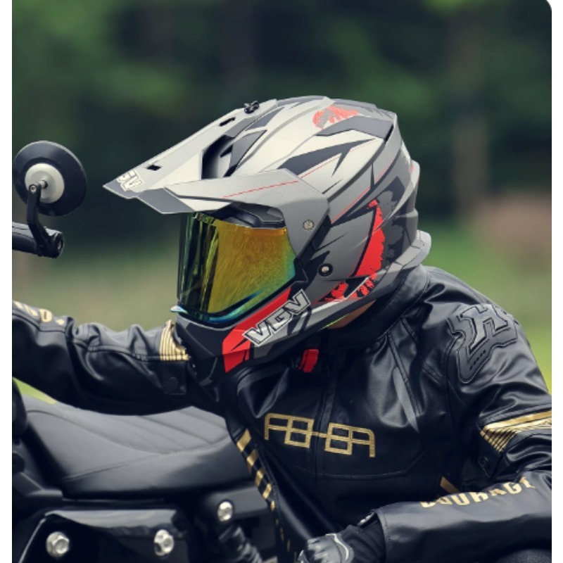 หมวกกันน็อคมอเตอร์ไซค์ VGV Mot - Full Face Motorcycle Helmet With Bluetooth บทวิจารณ์และราคา
