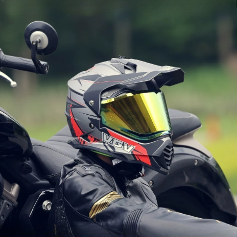 หมวกกันน็อคมอเตอร์ไซค์ VGV Mot - Full Face Motorcycle Helmet With Bluetooth บทวิจารณ์และราคา
