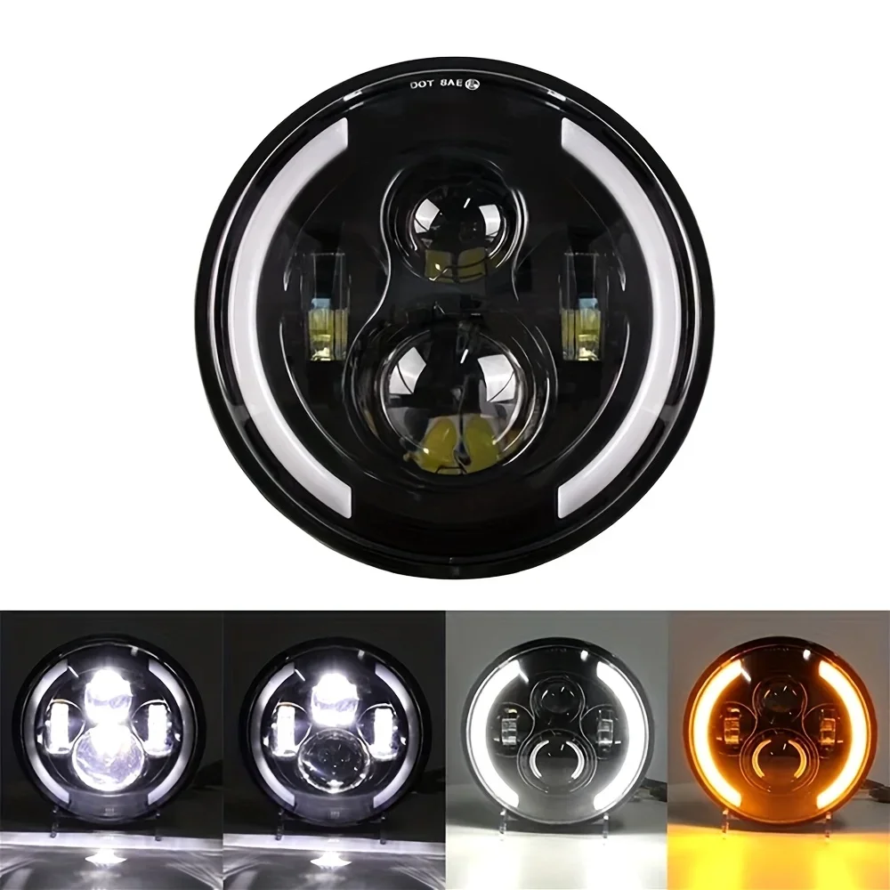 TCYATO ไฟหน้า LED ขนาด 7 นิ้ว  - Universal Motorcycle Led Headlight Projector บทวิจารณ์และราคา
