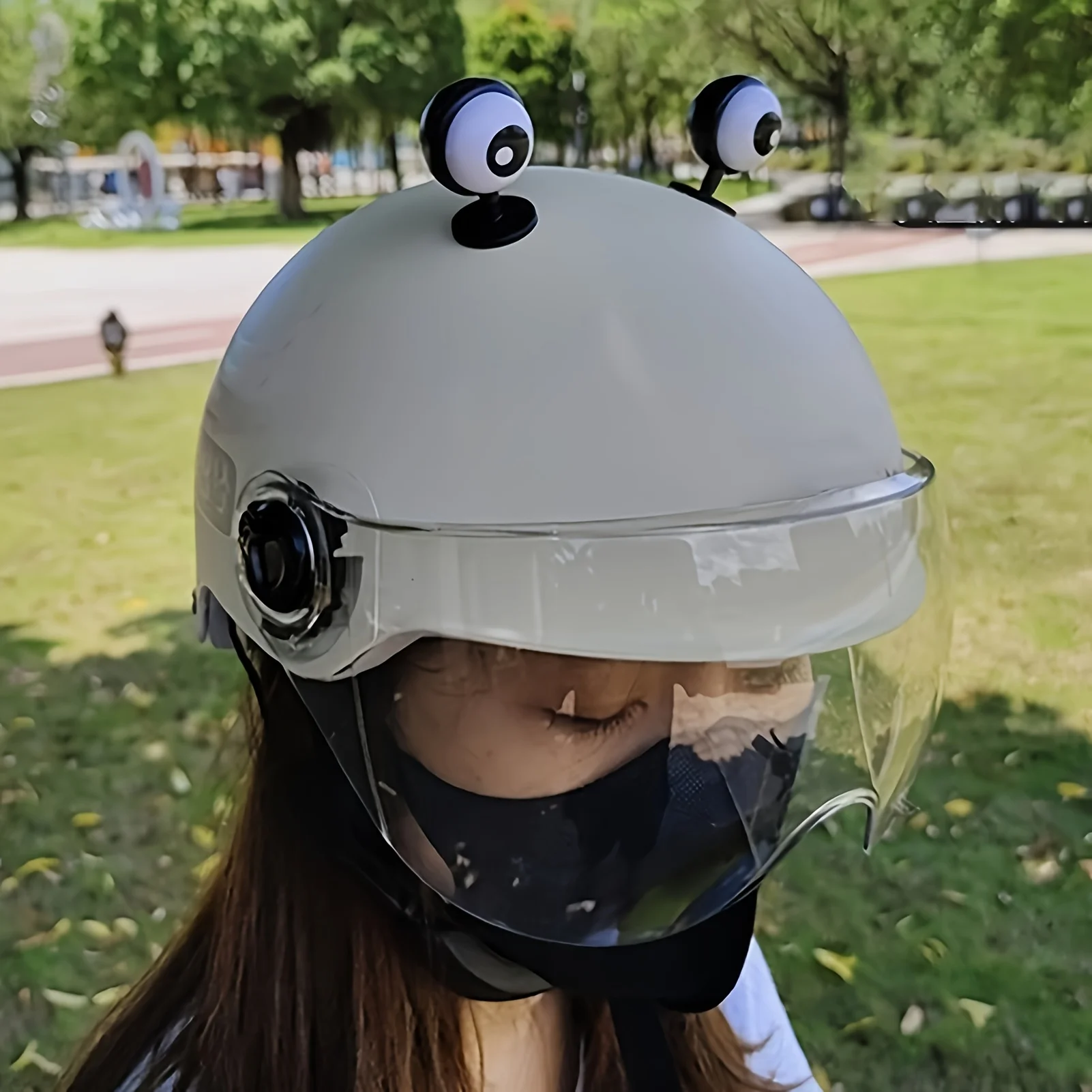 ชุดตกแต่งรูปดวงตาสำหรับจักรยาน - Motorcycle Helmets บทวิจารณ์และราคา