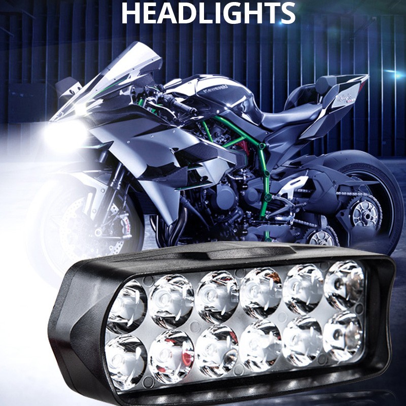 ไฟหน้ารถจักรยานยนต์12V จุดหลอด - Universal Motorcycle Led Headlight Projector บทวิจารณ์และราคา