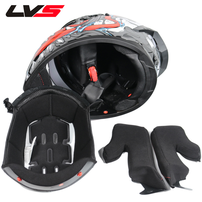 หมวกกันน็อคมอเตอร์ไซค์ LVS แบบ - Full Face Motorcycle Helmet With Bluetooth บทวิจารณ์และราคา