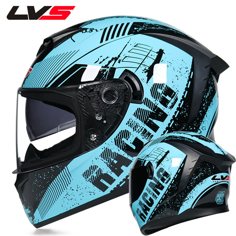 หมวกกันน็อคมอเตอร์ไซค์ LVS แบบ - Full Face Motorcycle Helmet With Bluetooth บทวิจารณ์และราคา