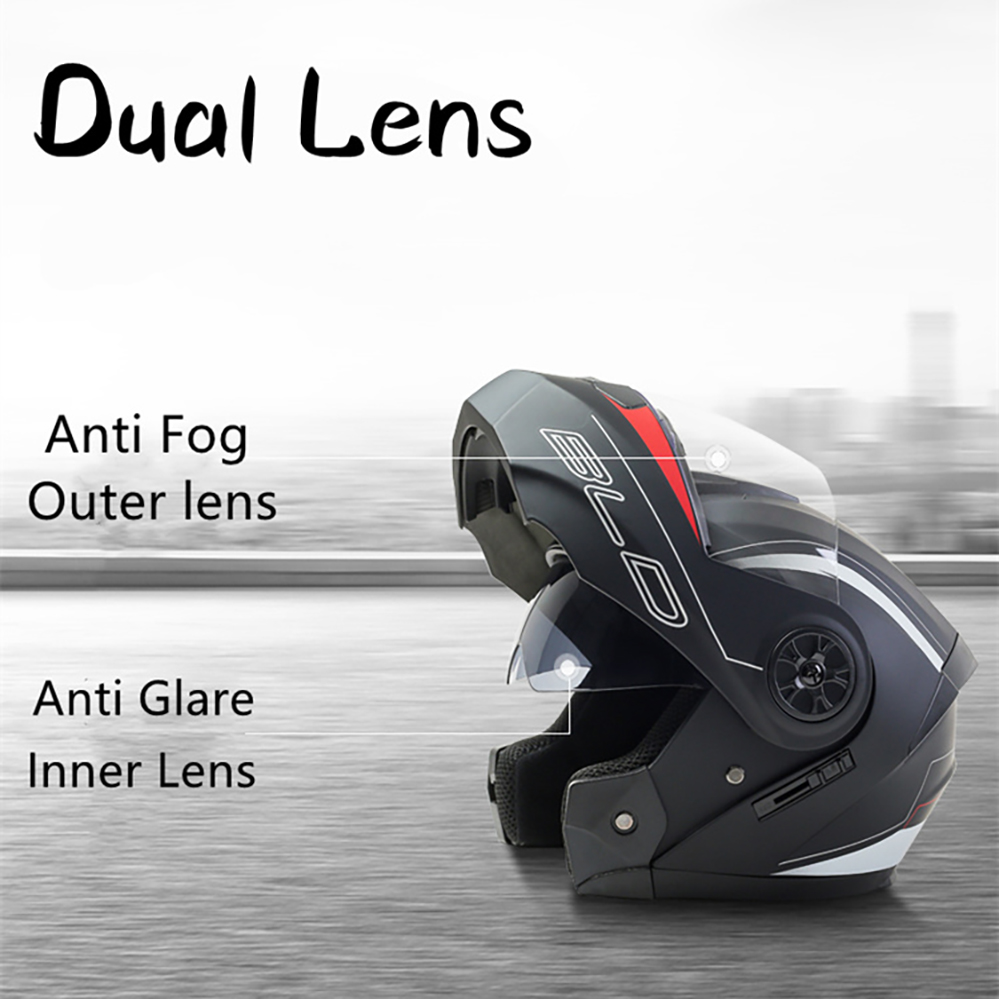 หมวกกันน็อค seluruh wajah แบบพ - Full Face Motorcycle Helmet With Bluetooth บทวิจารณ์และราคา